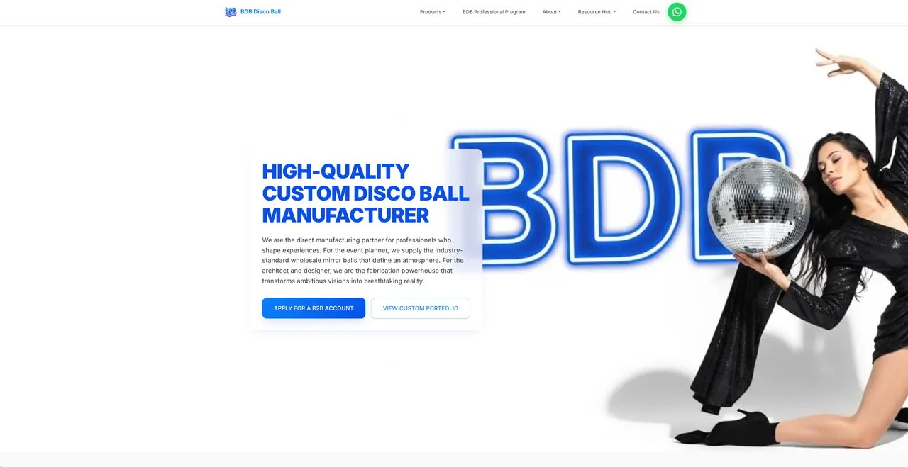 buydiscoball.com - Project Preview